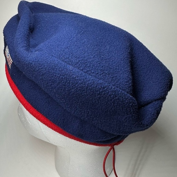 Roots USA Vintage 2002 Team USA Fleece Hat Salt Lake City Winter Olympics Games - Picture 3 of 7